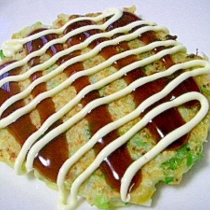 塩麹で味付け☆ ヘルシ~豆腐入りお好み焼き♪